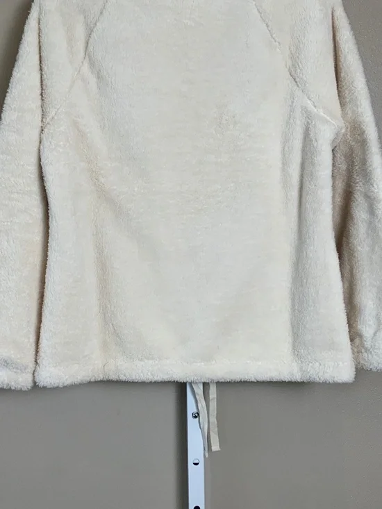 GAP Body Sherpa Mock-Neck Popover Kangaroo Pocket Sweatshirt - Picture 13 of 16
